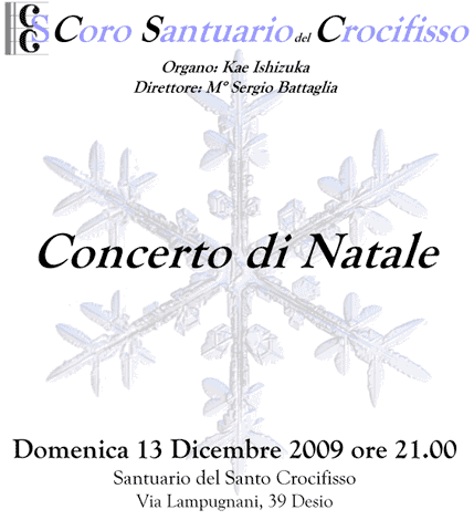 Concerto di Natale a Desio